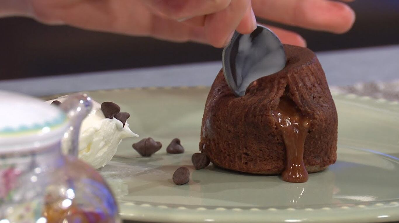 Volcán de crema de cacao y avellanas: una receta simple y rica para los amantes del chocolate 