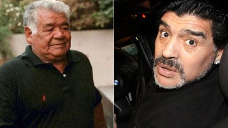 Vuelo de urgencia: Diego Maradona regresa al país tras la internación de su padre (Foto: Web)