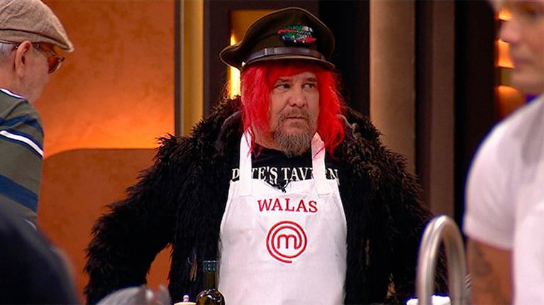 Walas de Massacre en MasterChef Celebrity (Foto: captura de Telefé).