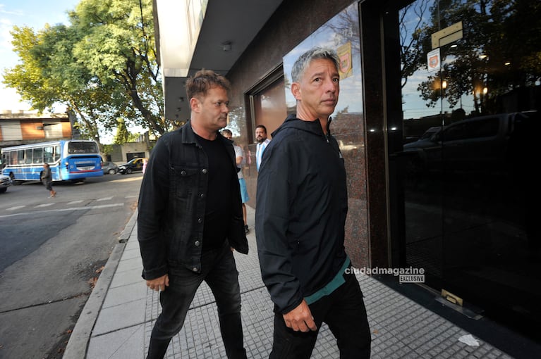 Walter “Chino” D´Angelo y Roberto Peña (Foto: Movilpress)