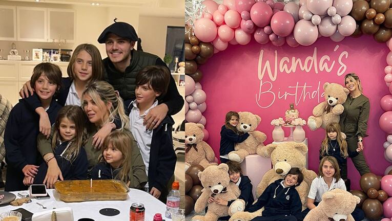 Wanda agradeció su sorpresa de cumple.