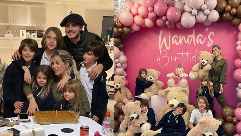 Wanda agradeció su sorpresa de cumple.
