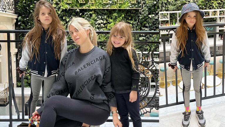 Wanda brilló con sus hijas en un evento fashionista.