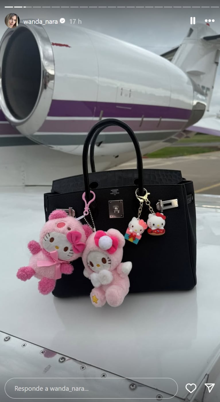 Wanda contagió a L-Gante de su amor por los muñecos.