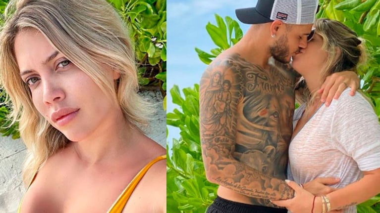 Wanda habló de los tatuajes de Icardi y después eliminó el posteo.