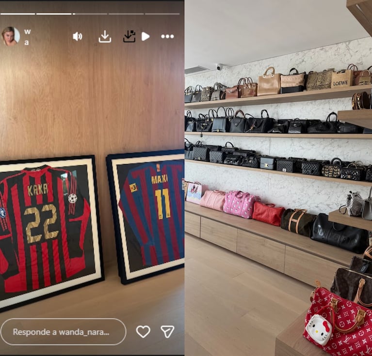 Wanda Nara abrió las puertas de su nueva mansión. Crédito: Instagram