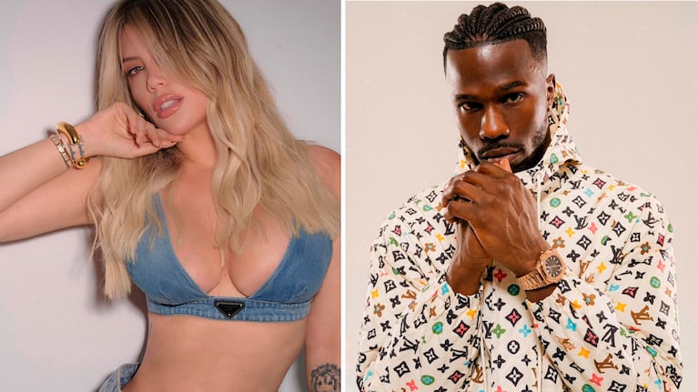 Wanda Nara admitió haber tenido un romance con Keita Baldé (Fotos: IG @wanda_nara / @keitabaldeofficial)