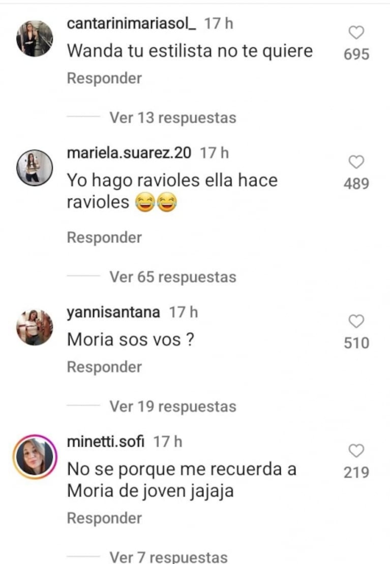 Wanda Nara cambió de look y en las redes sociales la compararon con una diva
