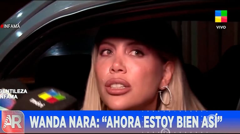 Wanda Nara (captura de América TV)