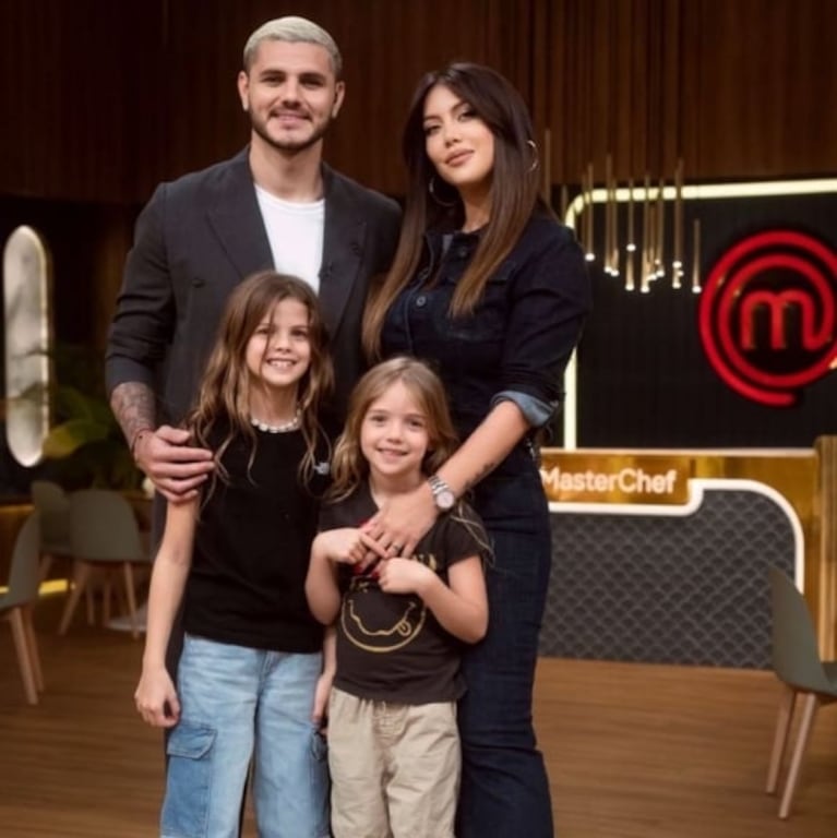 Wanda Nara, cariñosa con Mauro Icardi en Masterchef: el video del tierno encuentro