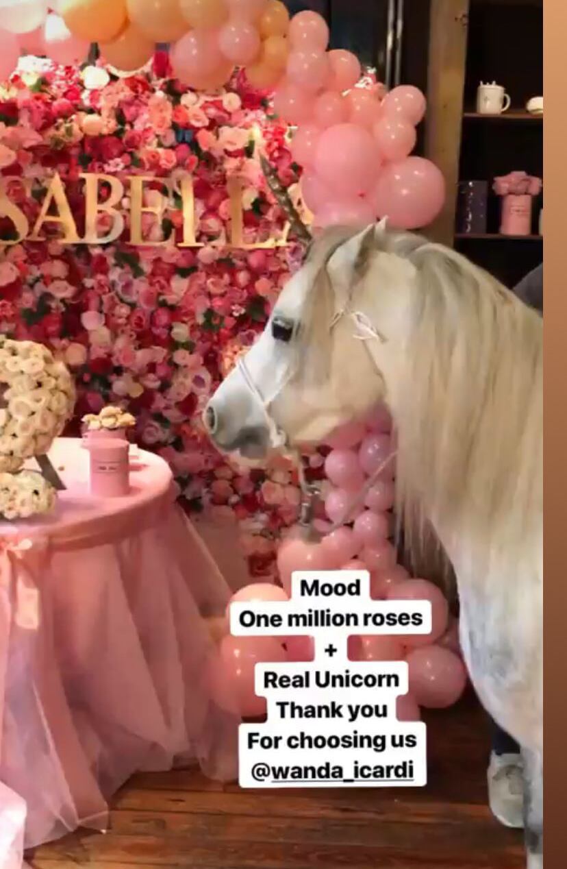 Wanda Nara celebró los 2 años de Isabella, su hija, con una súper fiesta