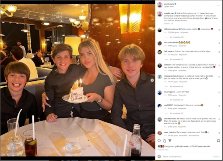 Wanda Nara cenó con la mamá de Lionel Messi a horas de la final de Qatar 2022