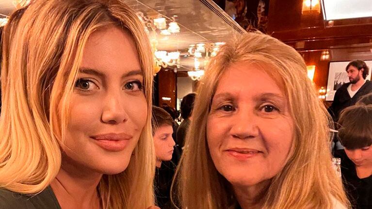 Wanda Nara cenó con la mamá de Lionel Messi a horas de la final de Qatar 2022