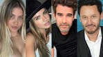 Wanda Nara, China Suárez, Nicolás Cabre y Benjamín Vicuña (Fotos: Instagram @wanda_nara, @sangrejaponesa, @nicolascabre80 y @benjaminvicuna.ok)