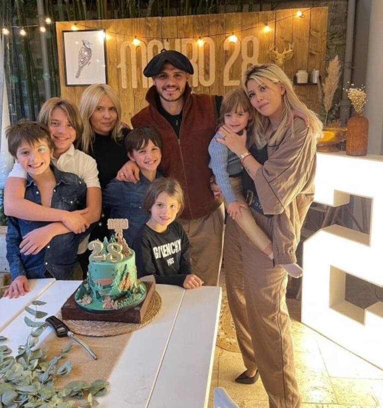 Wanda Nara compartió el festejo de cumpleaños de Mauro Icardi en París: "Que nunca nos falten motivos para celebrar"