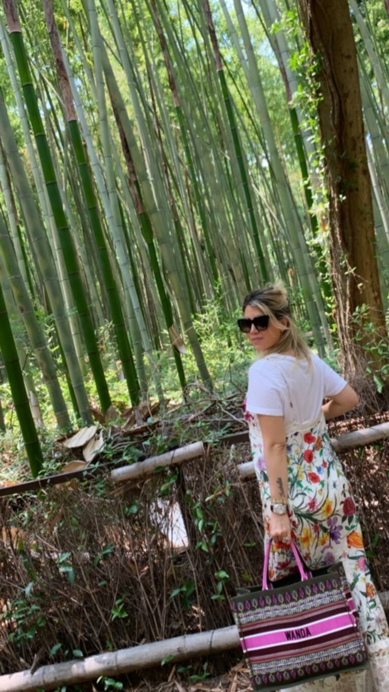  Wanda Nara compartió fotos de sus vacaciones con Icardi en Japón, tras la tapa que muestra a Mauro muy cerca de otra mujer