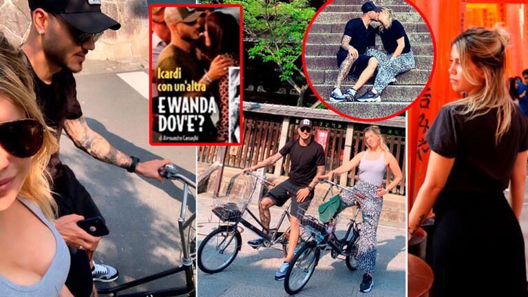  Wanda Nara compartió fotos de sus vacaciones con Icardi en Japón, tras la tapa que muestra a Mauro muy cerca de otra mujer