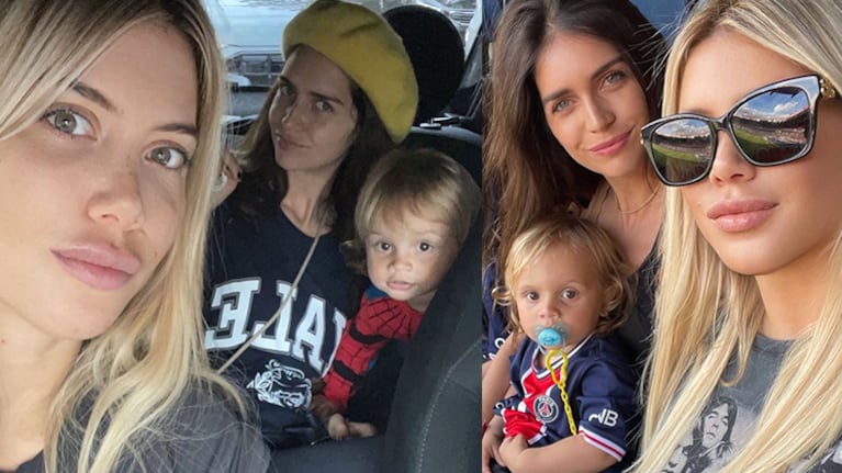 Wanda Nara compartió la foto más tierna con Zaira y su hijito, Viggo.