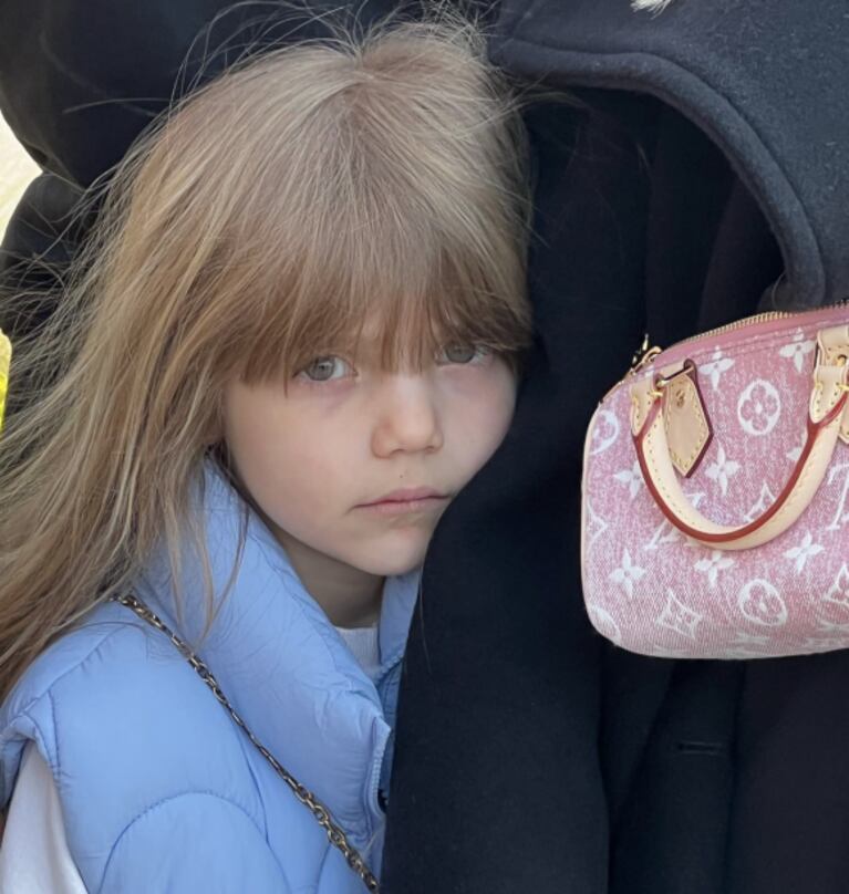 Wanda Nara compartió su tarde con sus hijos en un parque de diversiones y reveló el enojo de Isabella