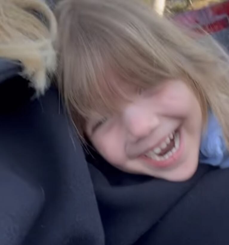 Wanda Nara compartió su tarde con sus hijos en un parque de diversiones y reveló el enojo de Isabella