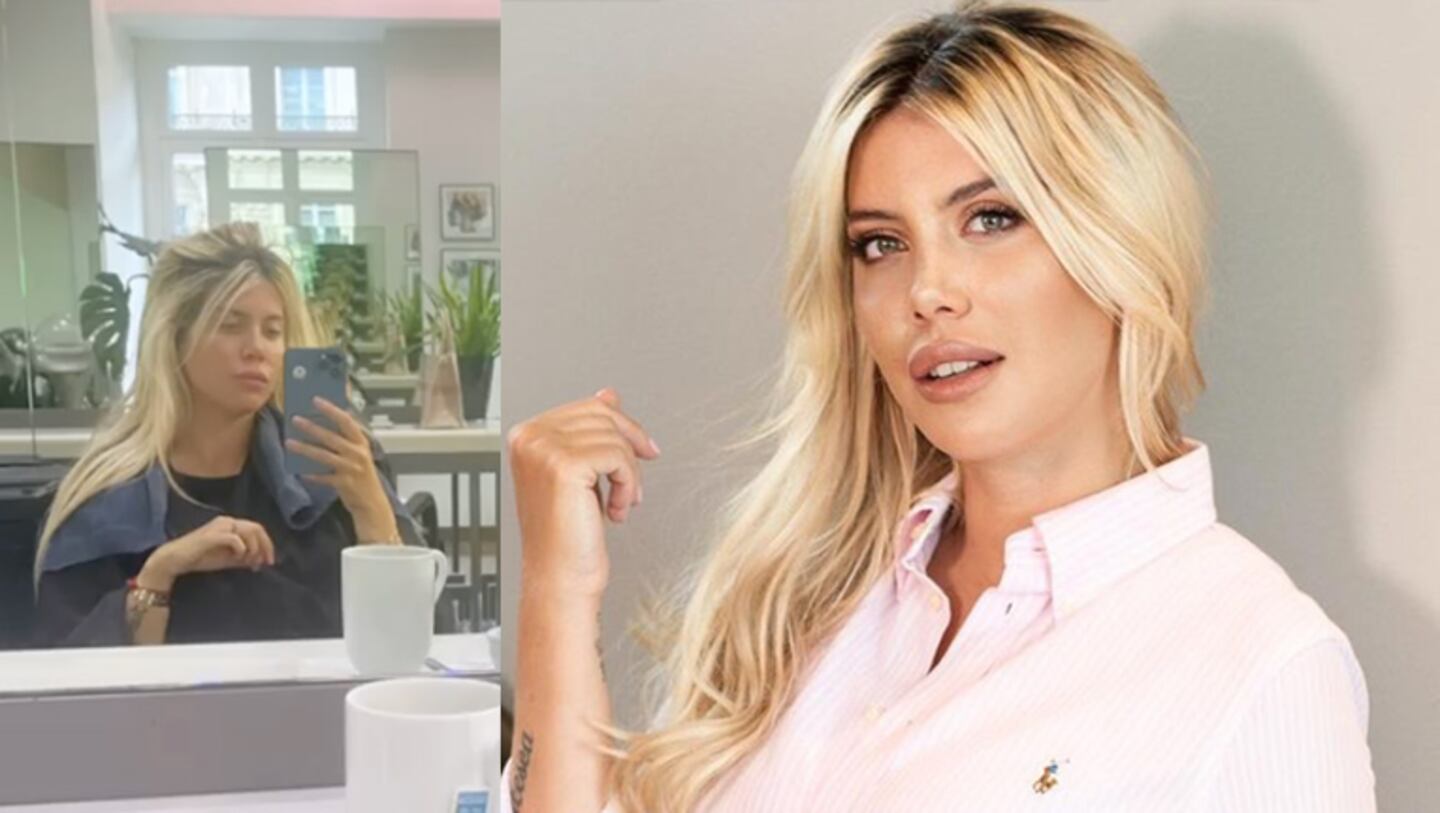 Wanda Nara compartió un pícaro posteo desde la peluquería que sorprendió.