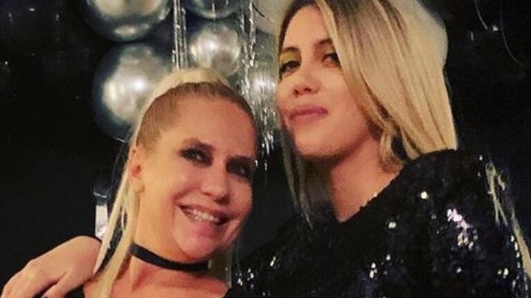 Wanda Nara compartió una foto retro y sorprendió por el enorme parecido de su mamá: Aquí a la edad de Francesca