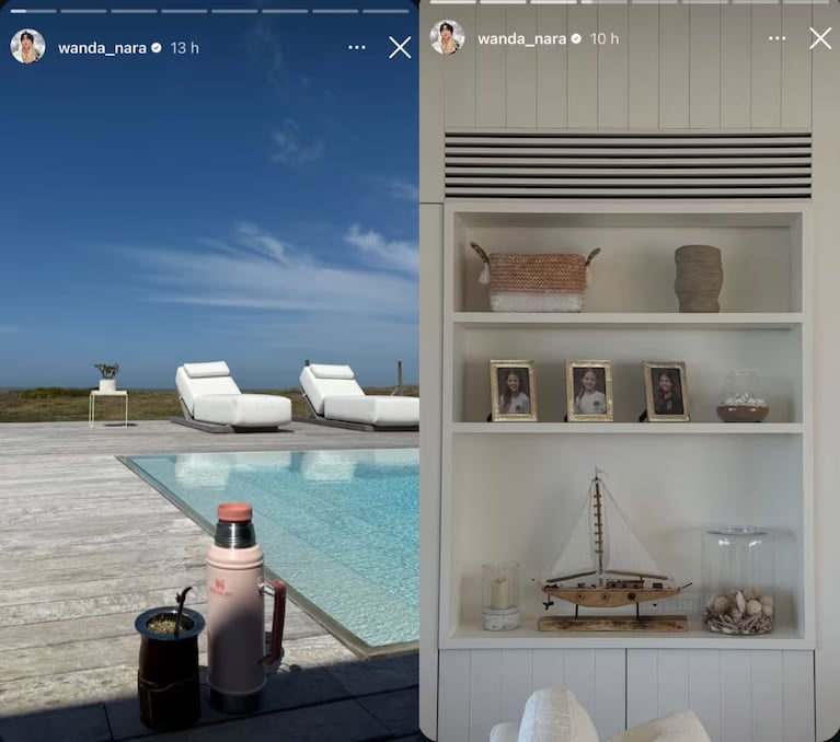 Wanda Nara compró una mansión millonaria en José Ignacio: lujo, playa privada y pileta infinita. CRÉDITO: Instagram.