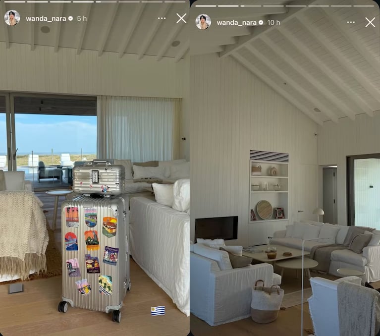 Wanda Nara compró una mansión millonaria en José Ignacio: lujo, playa privada y pileta infinita. CRÉDITO: Instagram.