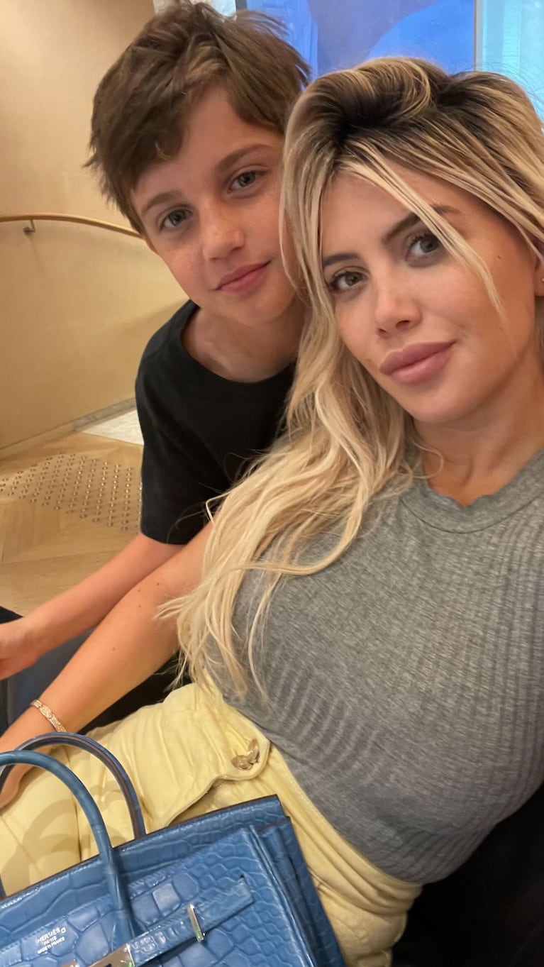 Wanda Nara con Costantino López. (@Wanda_Nara)