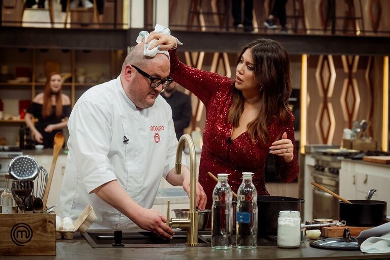 Wanda Nara con Rubí en la final de MasterChef Argentina. (Fuente: @Wanda_Nara)