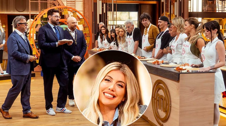 Wanda Nara conducirá la primera gala de eliminación de MasterChef Celebrity (Fotos: gentileza Telefe)