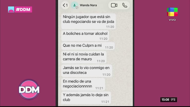Wanda Nara contra China Suárez por Mauro Icardi.