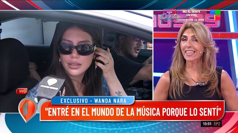 Wanda Nara cruzó súper picante a Karina Iavícoli en vivo: “A vos te encanta darme con un palo”