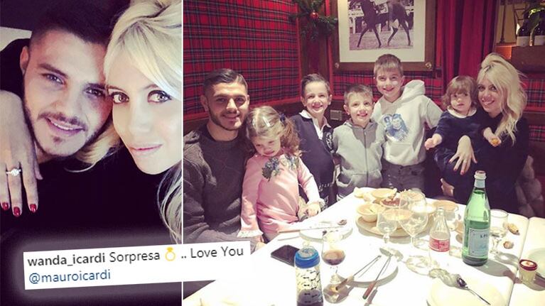 Wanda Nara cumplió años e Icardi le regaló un costosísimo anillo de diamante.