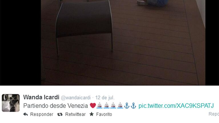 Wanda Nara de vacaciones por Europa, en familia (Foto: Twitter)
