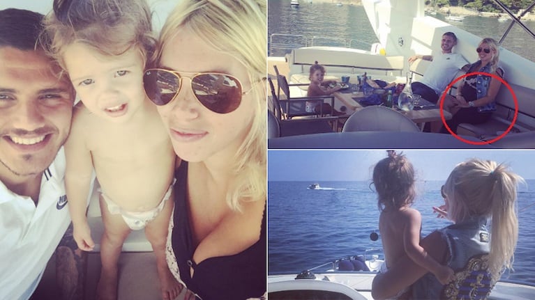 Wanda Nara dejó asomar su pancita de embarazada (Foto: Instagram)