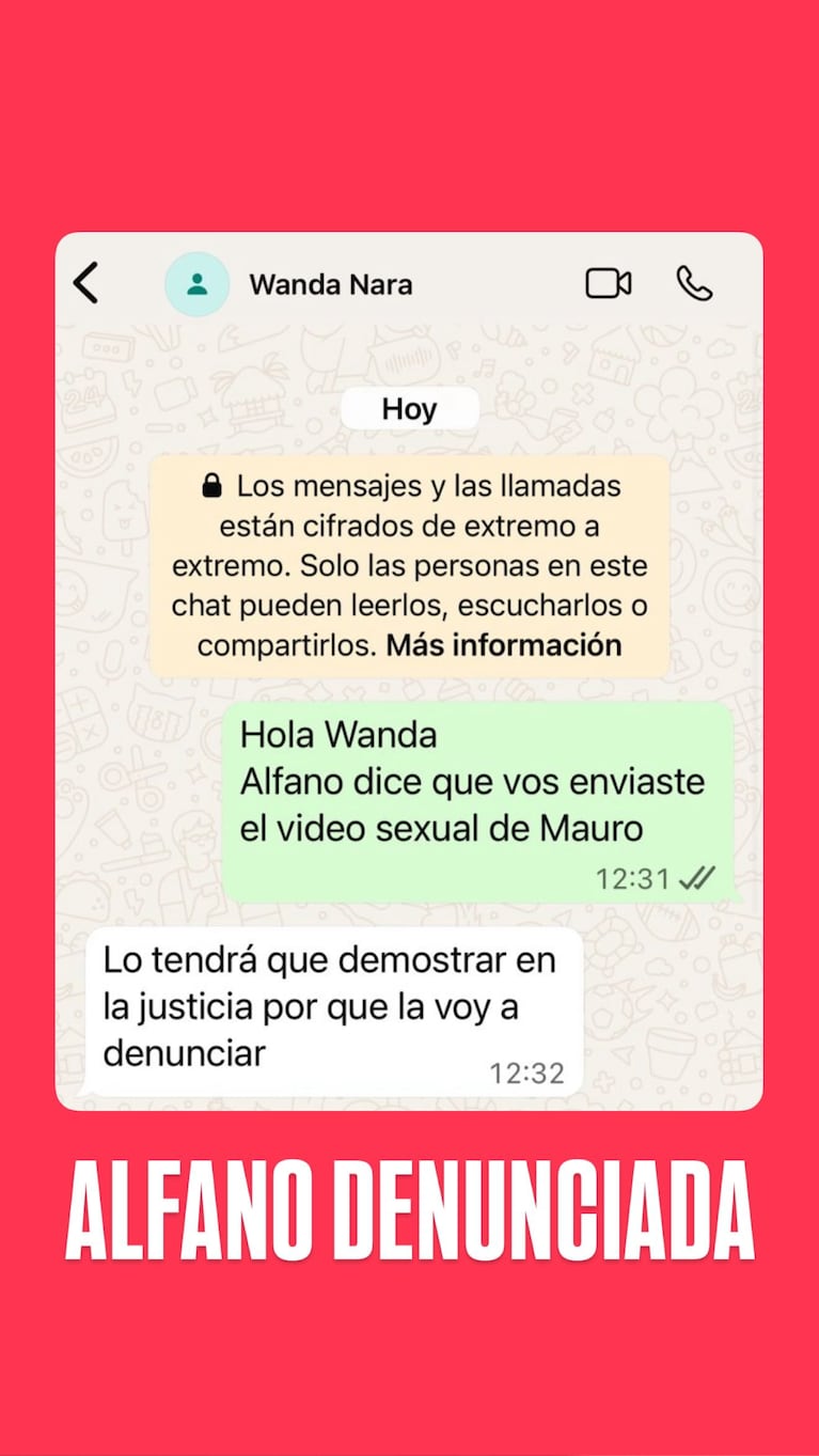 Wanda Nara denunciará a Graciela Alfano | Créditos: Instagram @angeldebritooki