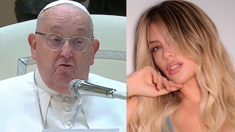 Wanda Nara despidió al papa Francisco. Foto: IG | wanda_nara | franciscus