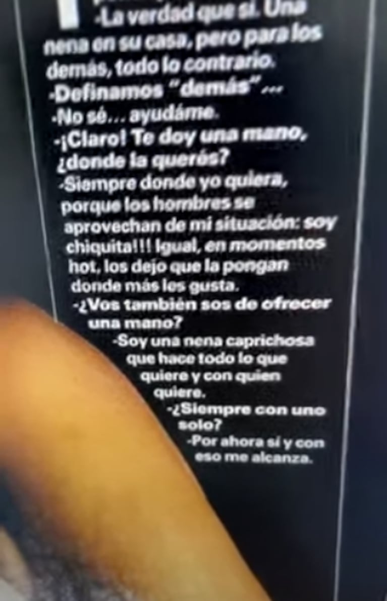 Wanda Nara dio una entrevista a Revista Hombre en el 2005 (Foto: captura de Youtube/Historias de la Faraona).