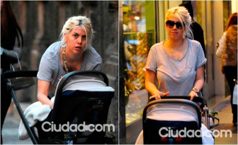 Wanda Nara disfrutó de una tarde a solas y en las calles de Milán con "Chinita". (Foto: Grosby Group)