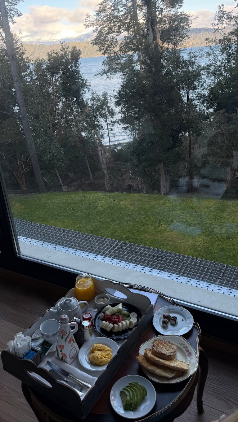 Wanda Nara en el sur argentino. Foto: Instagram wanda_nara