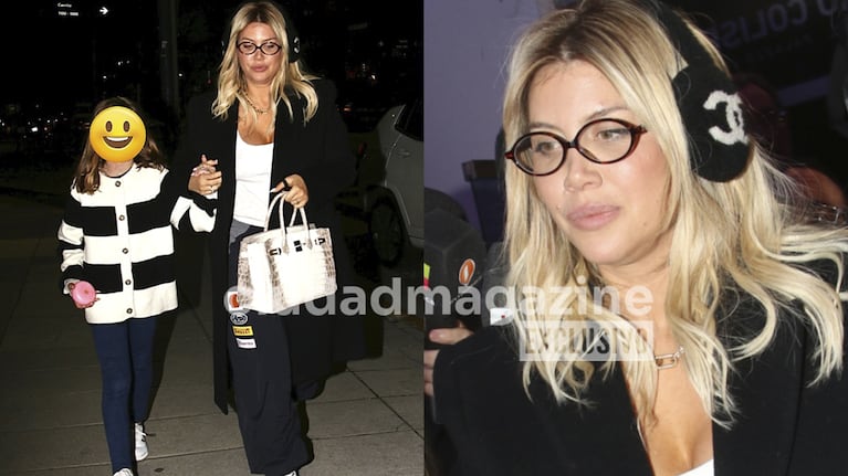 Wanda Nara en el Teatro Coliseo. Fotos: Movilpress