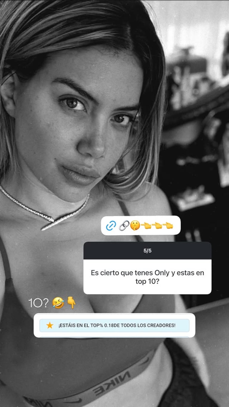 Wanda Nara en Instagram (Foto: captura @wanda_nara).