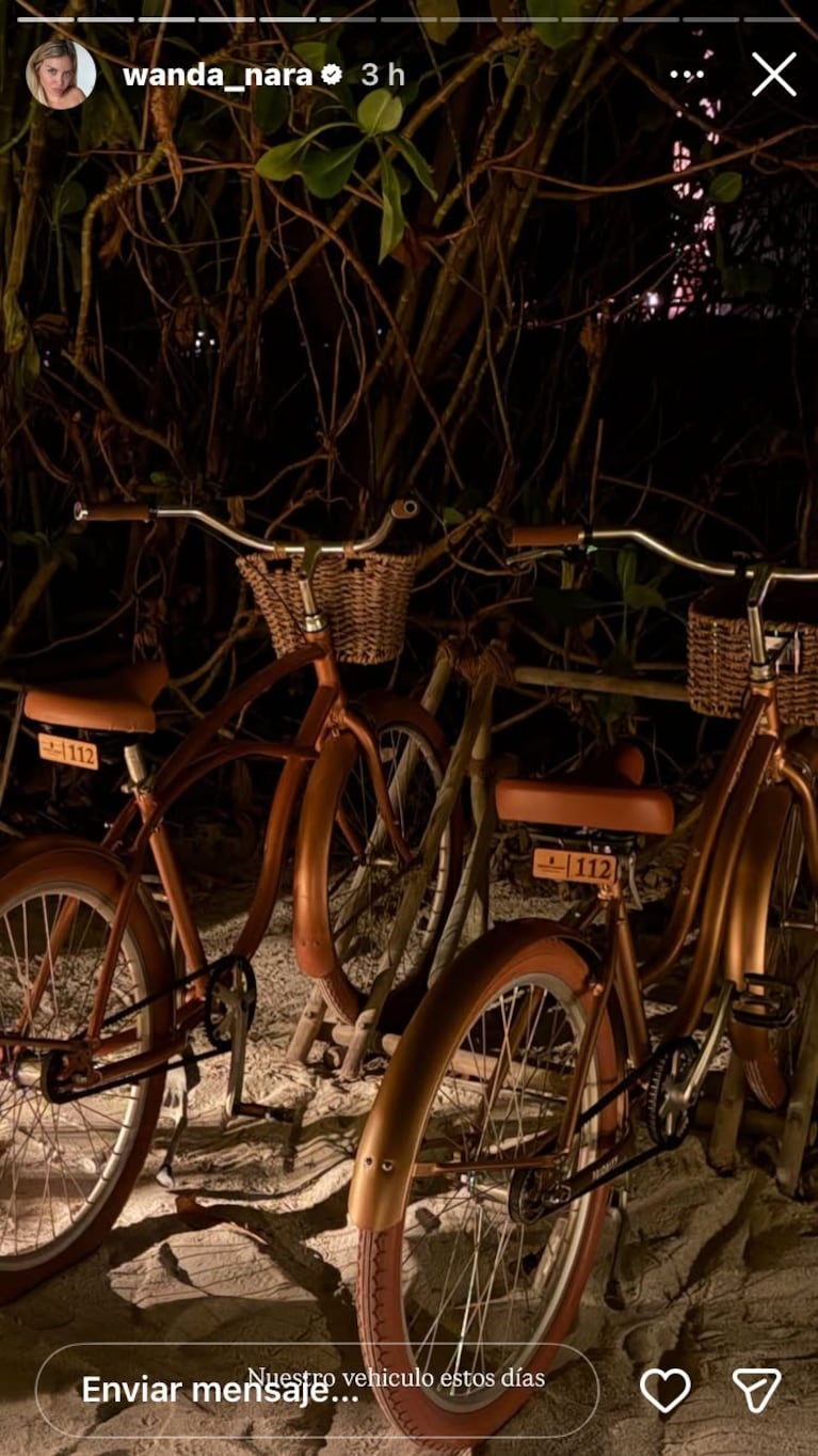 Wanda Nara en Islas Maldivas con Martín Migueles (Foto: Instagram/@wanda_nara).