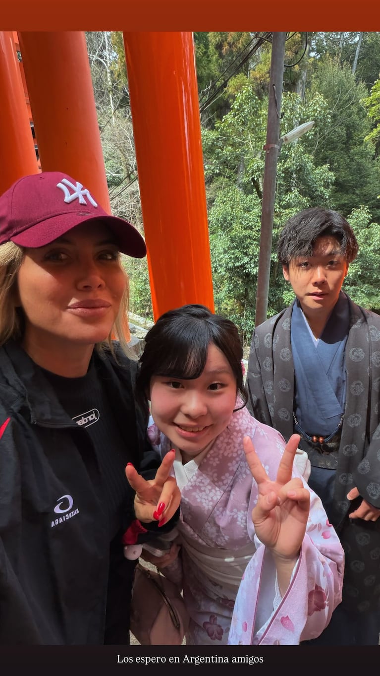 Wanda Nara en Kyoto (Foto de Instagram @wanda_nara)