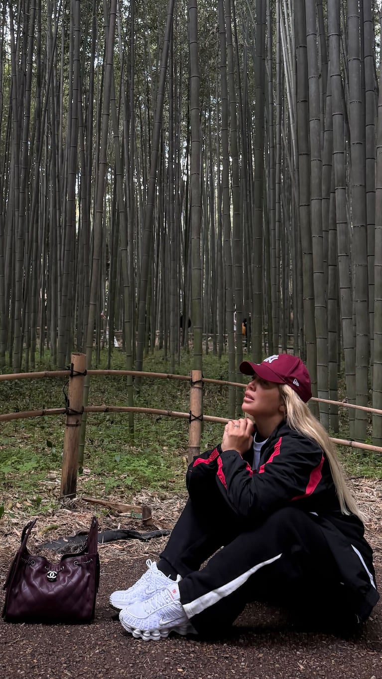 Wanda Nara en Kyoto (Foto de Instagram @wanda_nara)