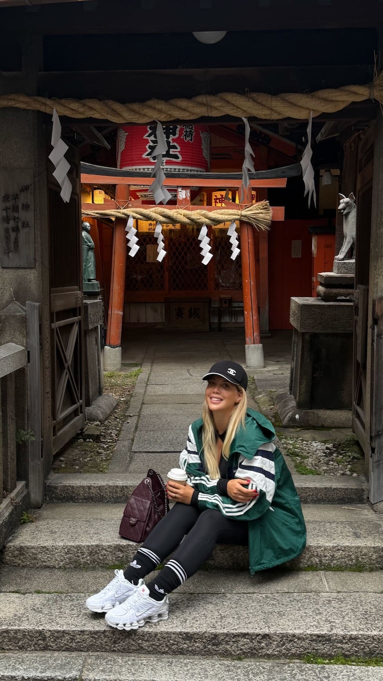 Wanda Nara en Kyoto (Foto de Instagram @wanda_nara)