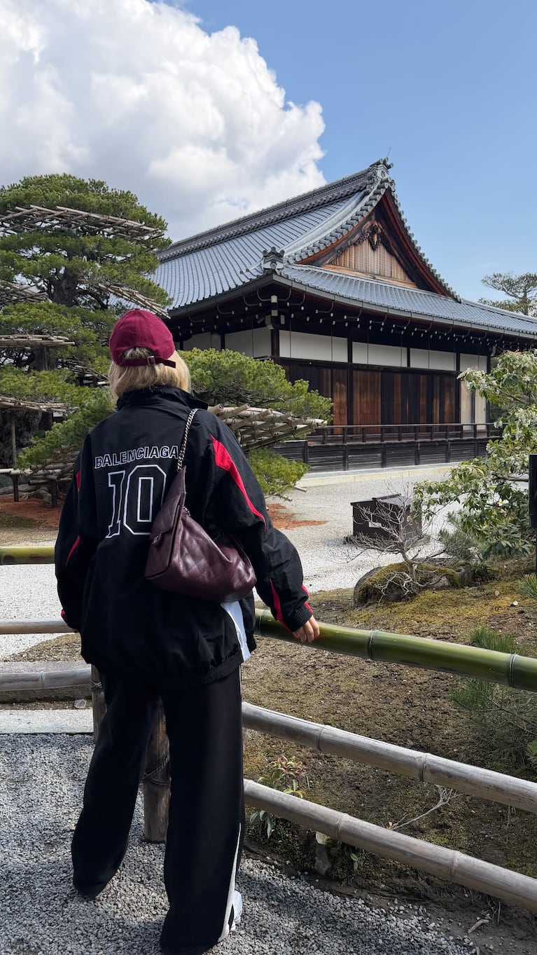 Wanda Nara en Kyoto (Foto de Instagram: @Wanda_nara)