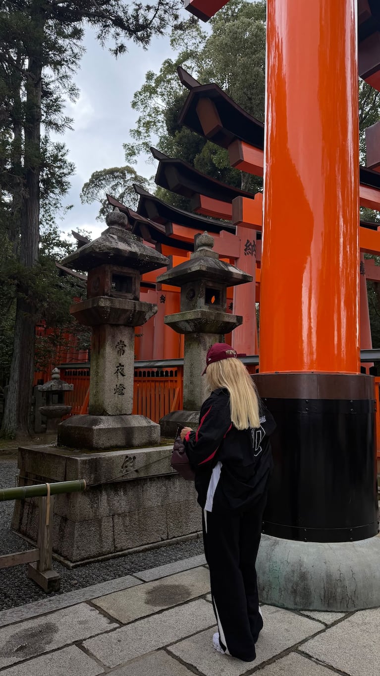 Wanda Nara en Kyoto (Foto de Instagram: @Wanda_nara)