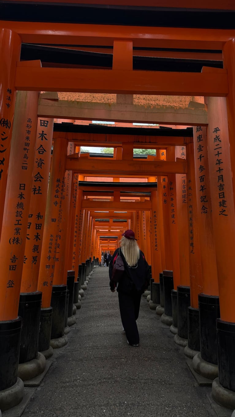 Wanda Nara en Kyoto (Foto de Instagram @wanda_nara)